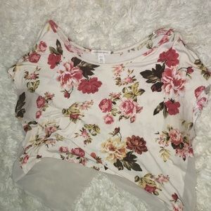 Flower crop top